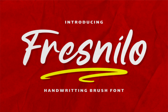 Fresnilo: A Brushed Handwritten Font That Balances Strength With Nostalgia