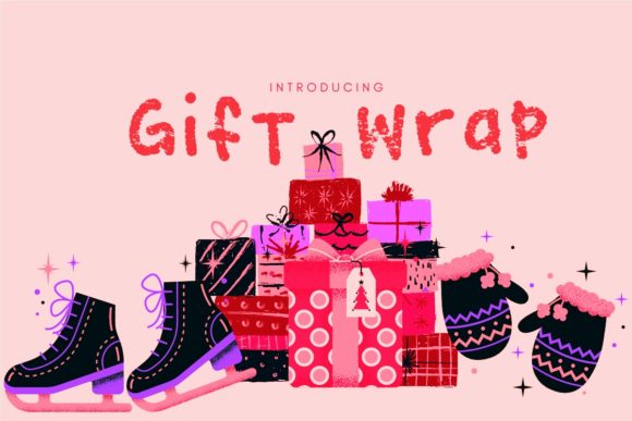 Gift Wrap: The Sweet, Sprayed Handwritten Font That Transforms Creative Projects