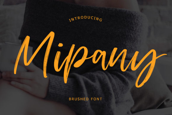 Mipany: A Relaxed Brushed Handwritten Font for Crafty Ideas