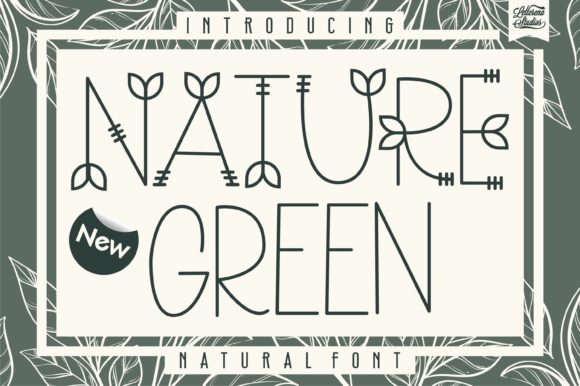 Nature Green: A Neat Handwritten Font That Feels Like a Personal Note