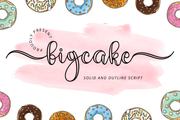 Understanding Bigcake: A Closer Look at the Elegant Handwritten Font with Sweet Swashes